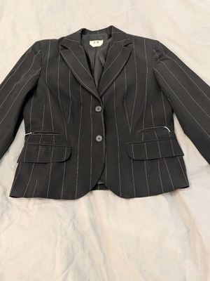 Vintage 90's L' Equipe Plus jacket like new, black and white