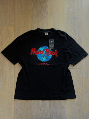 Hard Rock Cafe London T-shirt new, size M, black and blue