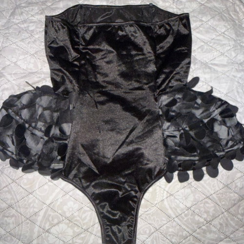 Fancy corset new designer, size S, black