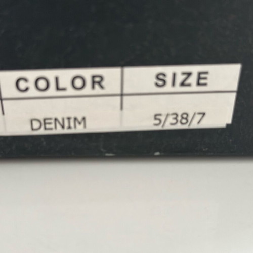 Denim Hidden Fashion Heels size 36 new, blue sandals platforms