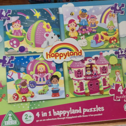 Peppa Pig and Disney Kids Puzzle Set used, 6 educational puzzles