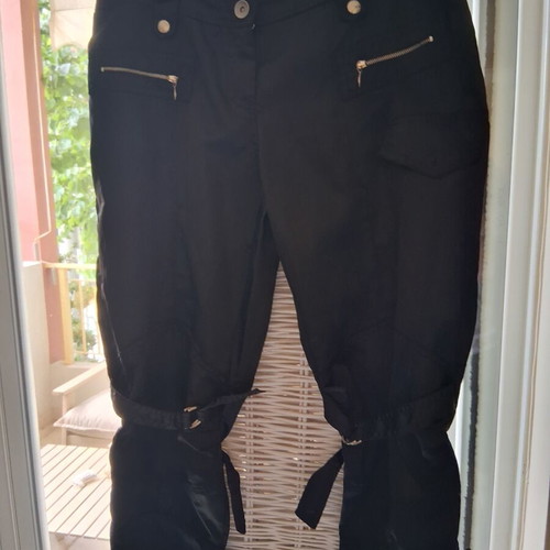 Ysatis Vintage Y2K Black Cargo Capri Pants like new, size L