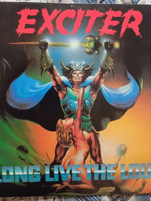 Exciter Long Live The Loud 1991 Reissue vinyl record like new, metal