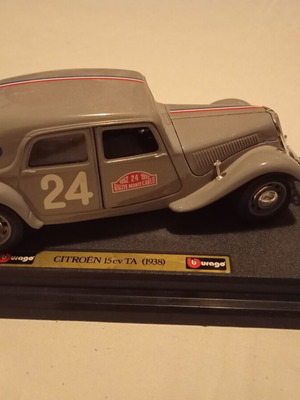Μοντέλο Citroen 15cv TA 1938 Ράλι Μόντε Κάρλο 1:24 σαν καινούργιο