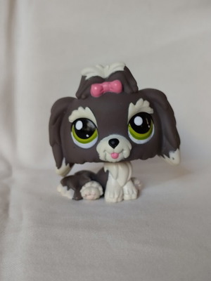 Littlest Pet Shop Lhasa Apso Figure used #1523 by Hasbro