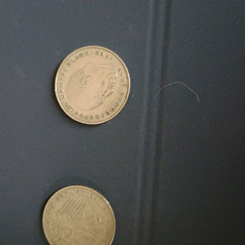 2 Mark coins used, set of 2 pieces