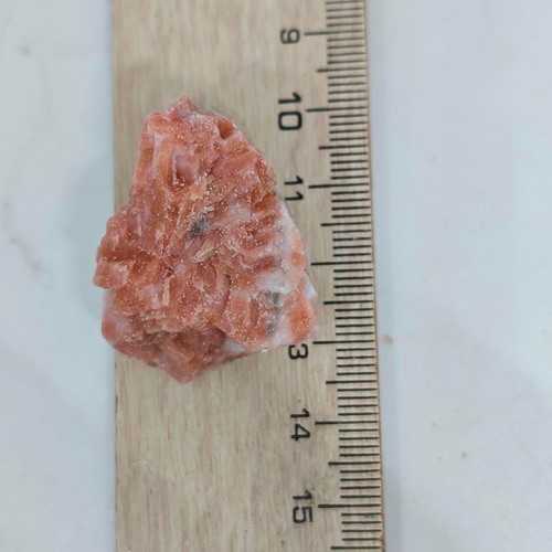 Authentic orange calcite crystal 25g like new with intense crystalline structure