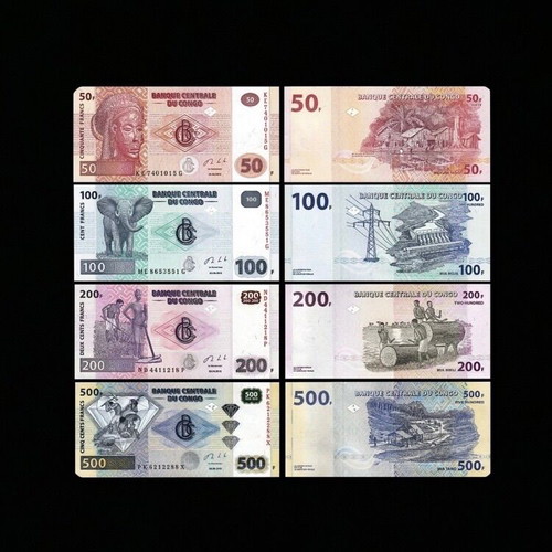 Congo banknote set 2013 new UNC