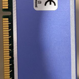 HyperX blu 4GB DDR3 RAM used, 1600MHz speed