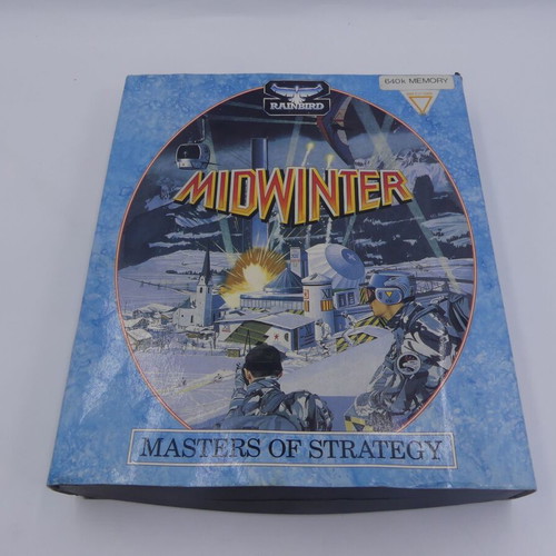 Midwinter Masters Of Strategy IBM PC game used, vintage big box