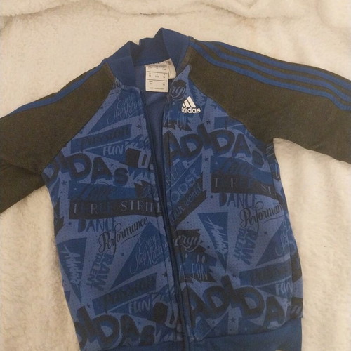 Adidas kids jacket like new, blue, size 98 cm