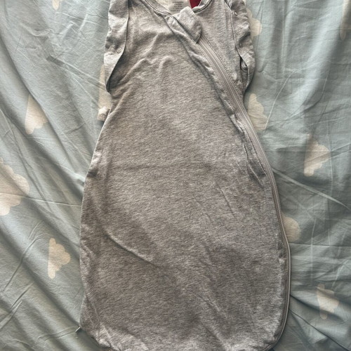 Grobag Swaddle Bag Sky Grey Marl 1 tog, like new, 0-3 months