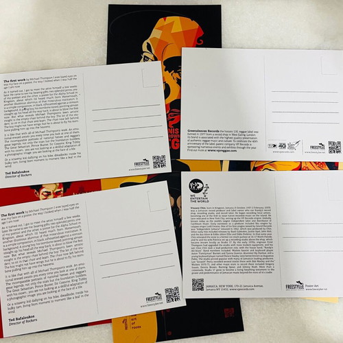 Reggae Art Postcards set of 8, 13×18 cm, new