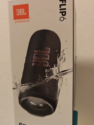 JBL Flip 6 Bluetooth ηχείο καινούργιο, μαύρο, αδιάβροχο IP67