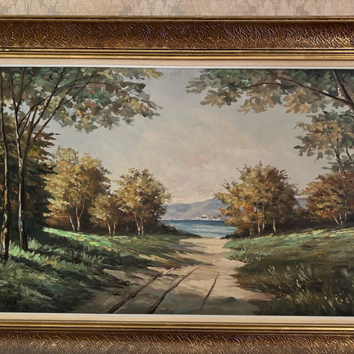 Painting by N. Perigialis like new