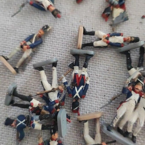 Soldier figures set, approx. 25 pieces, 2 cm height