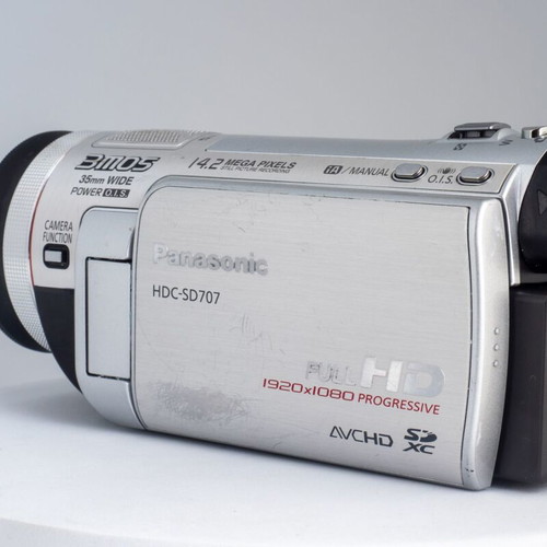 Panasonic HDC-SD707 3MOS Full HD Camcorder used with Leica Dicomar Lens