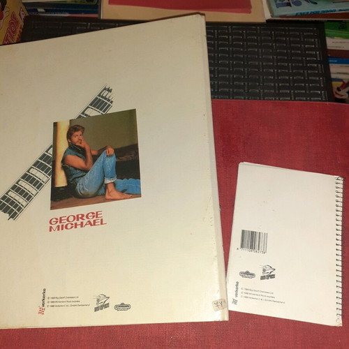 George Michael folder and small notebook new with photo