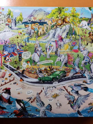 Gibsons Herd of Hilarity 1000-piece puzzle