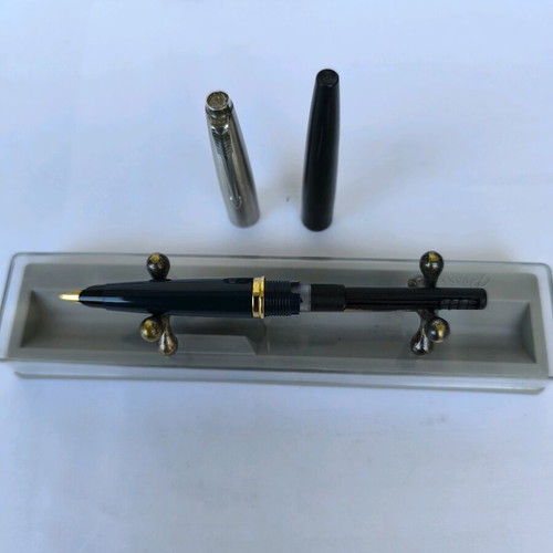 PARKER pen used tricolor made in France with case