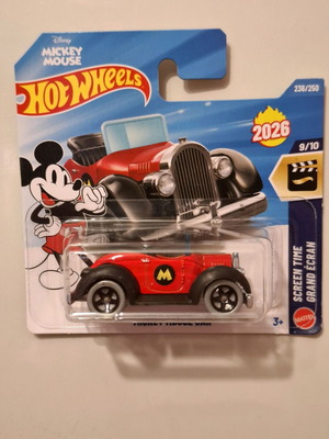 Hot Wheels Screen Time συλλεκτικό αυτοκινητάκι Mickey Mouse 236/250 9/10 sealed