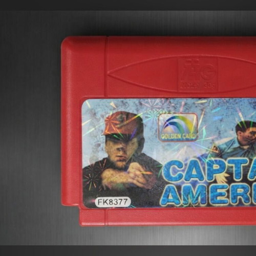 Captain America NES cartridge 8-bit game used