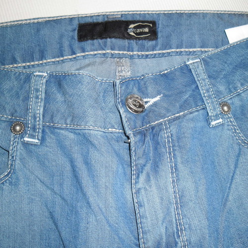 New C denim shorts