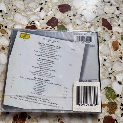 Richard Strauss Four Last Songs CD like new, Deutsche Grammophon