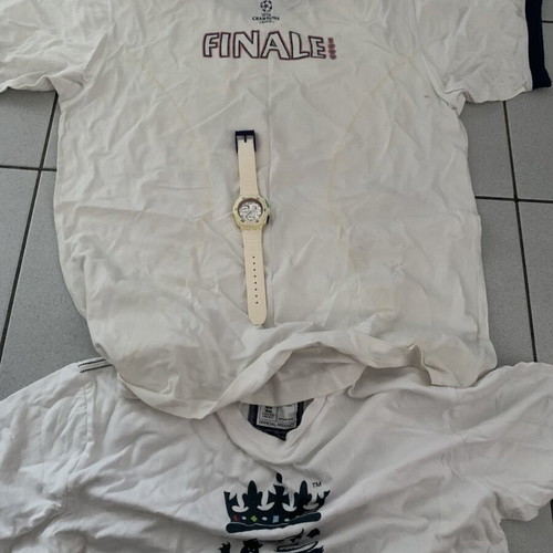 Manchester United collectible Tshirt, Swatch watch, and England Cricket T shirt like new