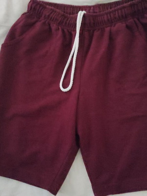 Βαμβακερή βερμούδα για αγόρι σαν καινούργια, Νο 12-14, μπορντό