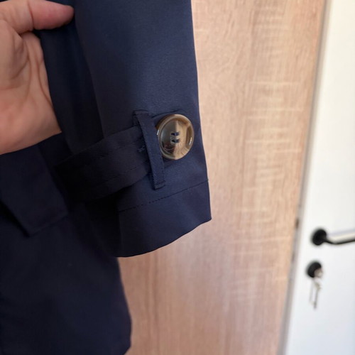 Blue Ativo trench coat 8 years like new, unworn