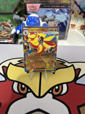 Mega Pyroar EX Chaos Rising 015/086 διπλά σπάνια holo κάρτα Pokemon σαν καινούργιο