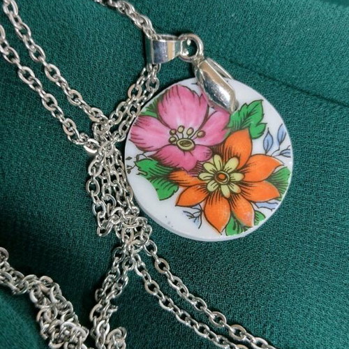 Seltmann Weiden necklace with double stainless steel chain, custom made