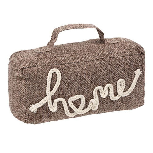 Door stop beige brown with handle and Home print new