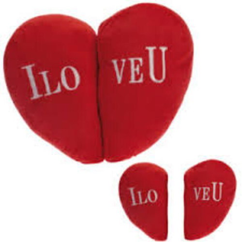I Love You Red Plush Hanging Heart New
