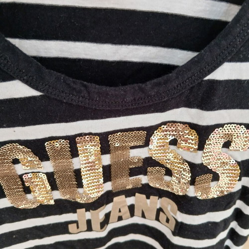 Guess blouse used, XS, black and white
