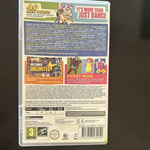 Just Dance 2021 Nintendo Switch game like new