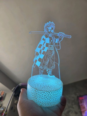 3D lamp with anime figures new
