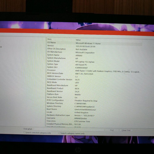 Hp gaming laptop σαν καινούργιο με Ryzen 5 5500U, 16GB RAM, 500GB SSD και δώρα