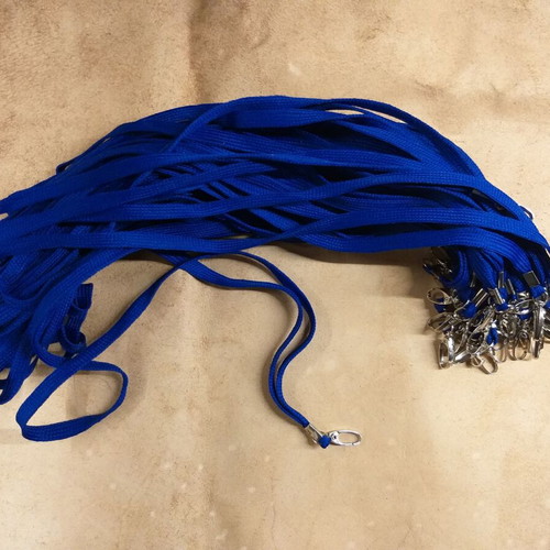 Blue lanyards new pack of 40 pieces