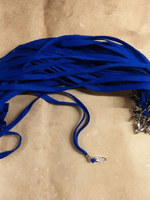 Blue lanyards new pack of 40 pieces
