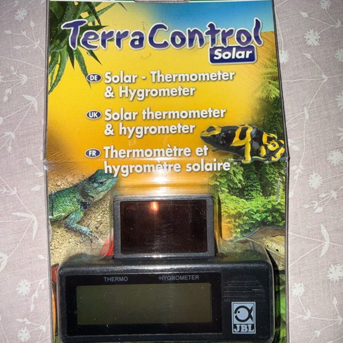 JBL TerraControl Solar digital terrarium thermometer and hygrometer new