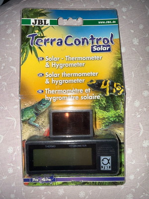 JBL TerraControl Solar digital terrarium thermometer and hygrometer new