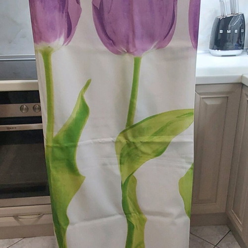 Spirella shower curtain and bath mat set used in very good condition