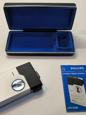 Philips Pocket Memo Special LFH 0095 voice recorder used, for repair or parts