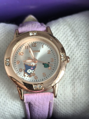 Kuromi Kids Watch with Purple Strap and Gift Box new