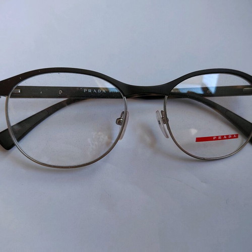 Prada unisex eyeglass frame like new, black
