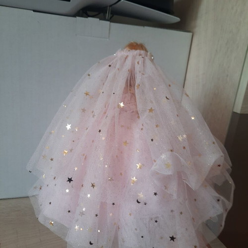 Kawaii Princess Doll like new with Pink Tulle Dress and Veil