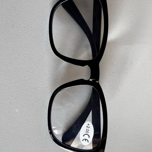 Glasses new black color, set of 3 pieces