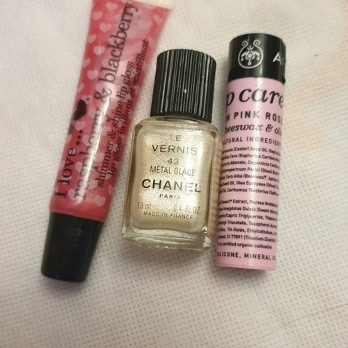 Dior, Fabb, Chanel cosmetics new with Lancome lipstick gift